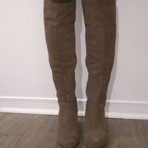 Brown Over-the-Knee Women's Boots